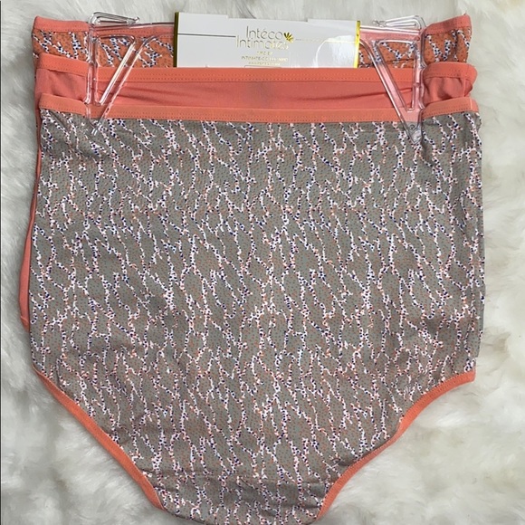 Bundle of 3 Inteco Underwear Full Cover Multicolored Panties Brand NEW - Picture 4 of 5
